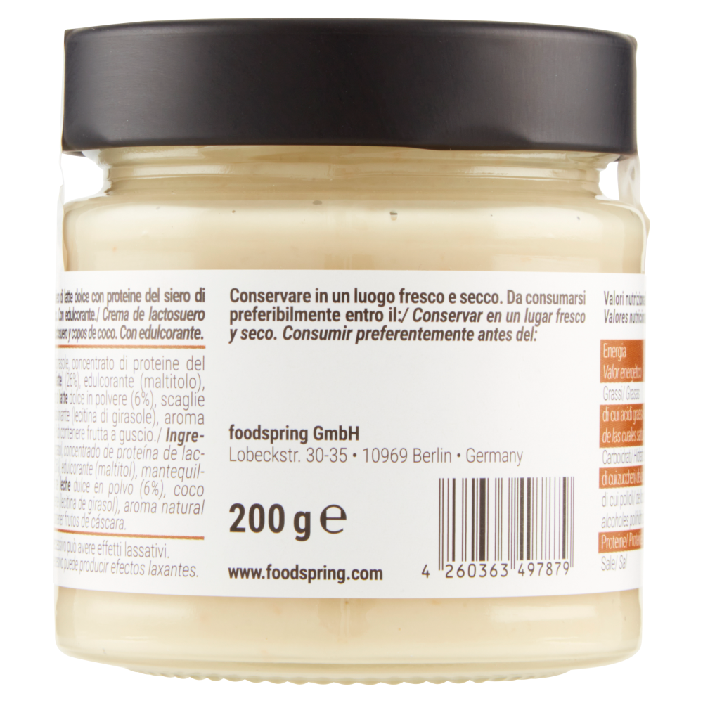 foodspring Protein Cream Cocco 200 g