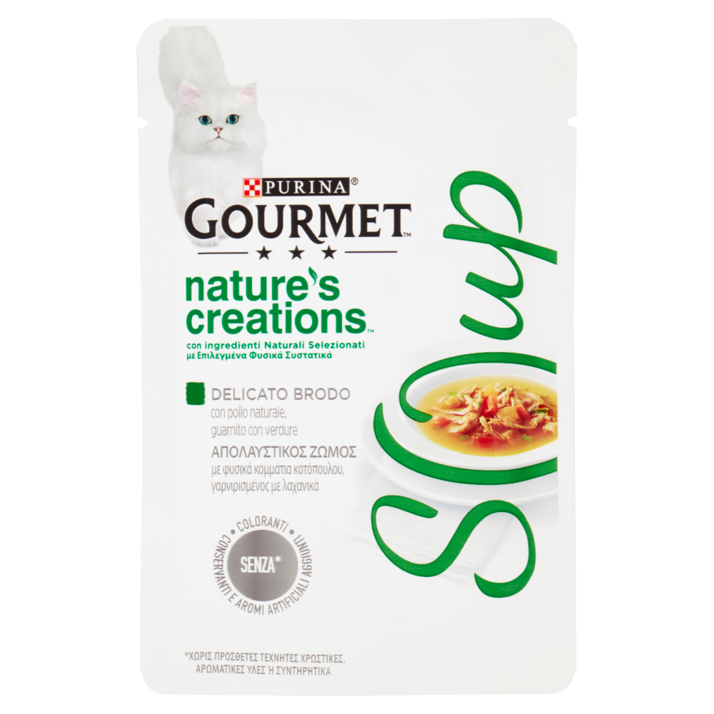 PURINA GOURMET Nature's Creations Soup Pollo & Verdure 40g