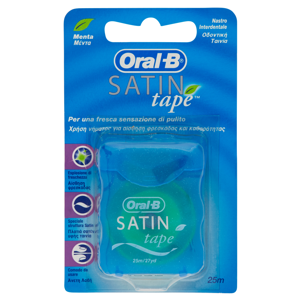 Oral-B Satin tape Nastro Interdentale Menta 25 m