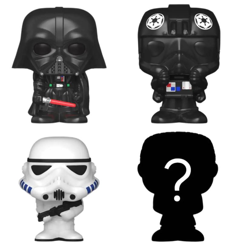 FUNKO POP! Bitty Star Wars - 4 Personaggi - 2,5cm