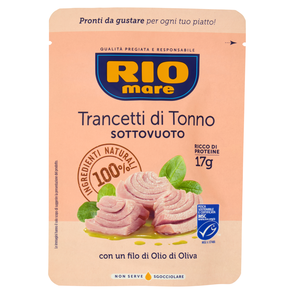 Rio mare Trancetti di Tonno con un filo di Olio di Oliva 70 g