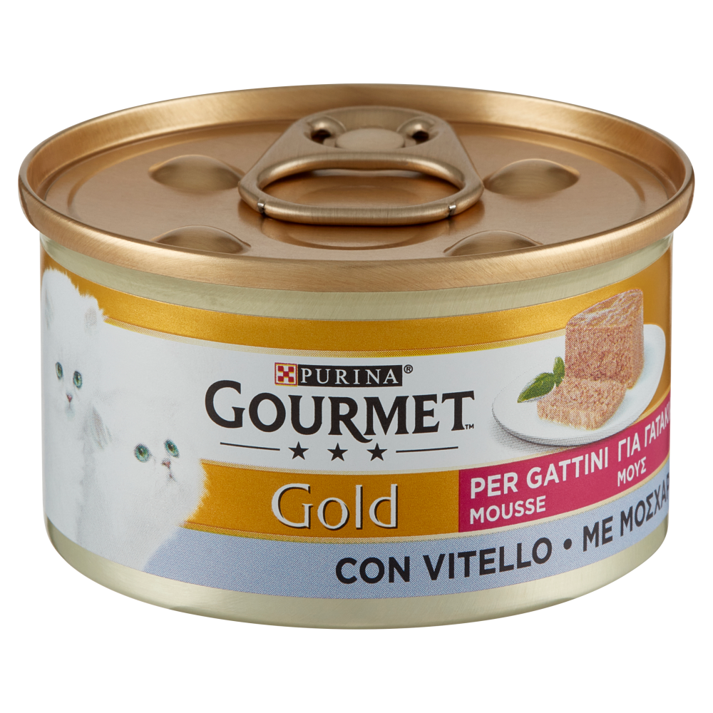 PURINA GOURMET Gold per Gattini Mousse con Vitello 85 g