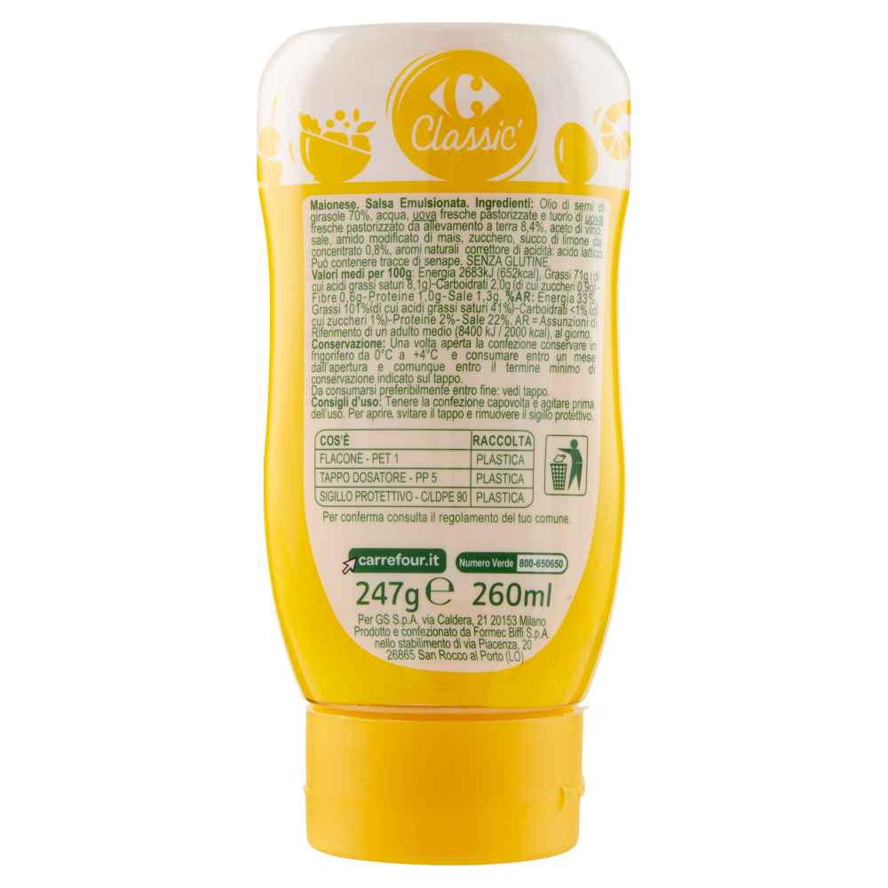 Carrefour Classic Maionese 247 g