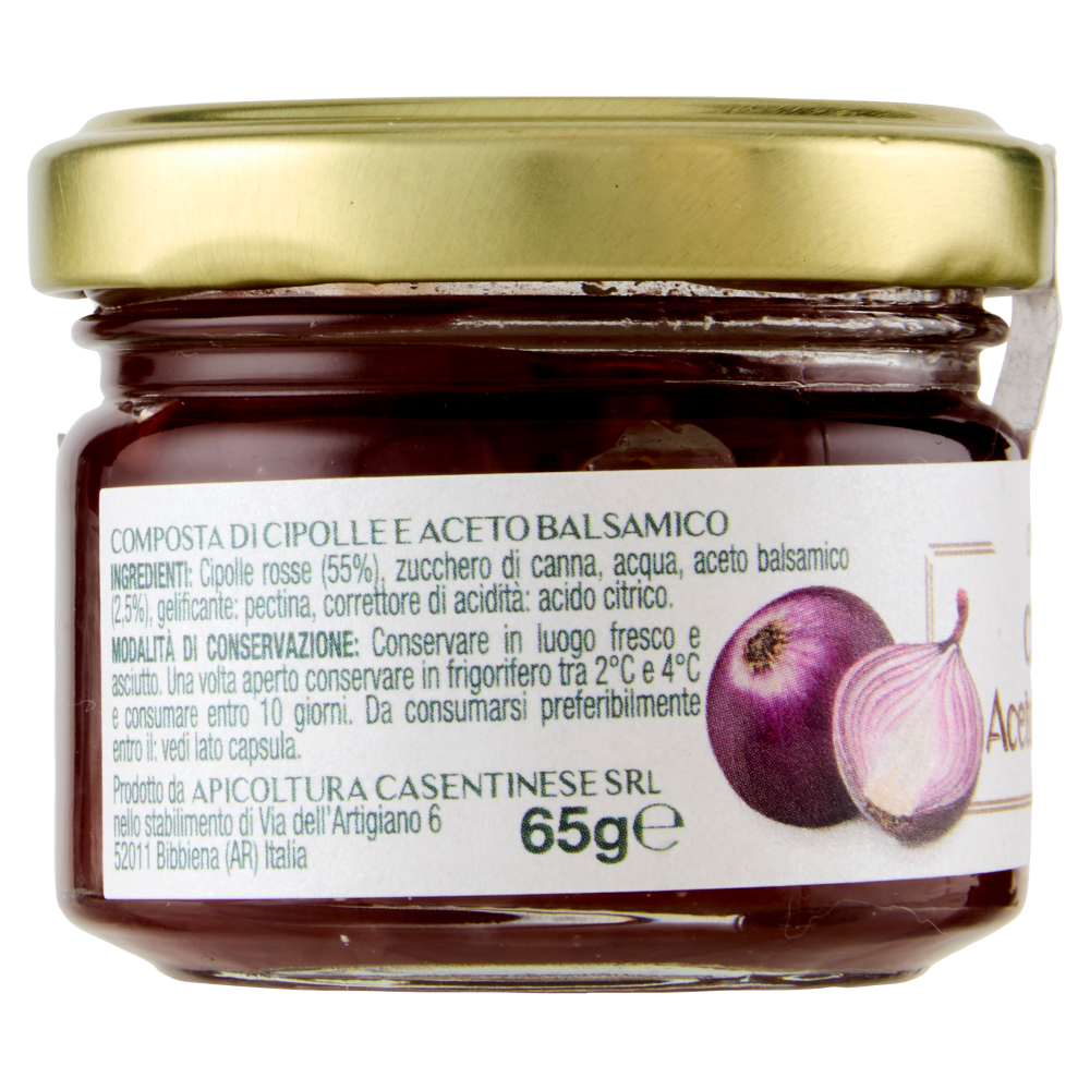 Apicoltura Casentinese Composta di Cipolle & Aceto Balsamico 65 g