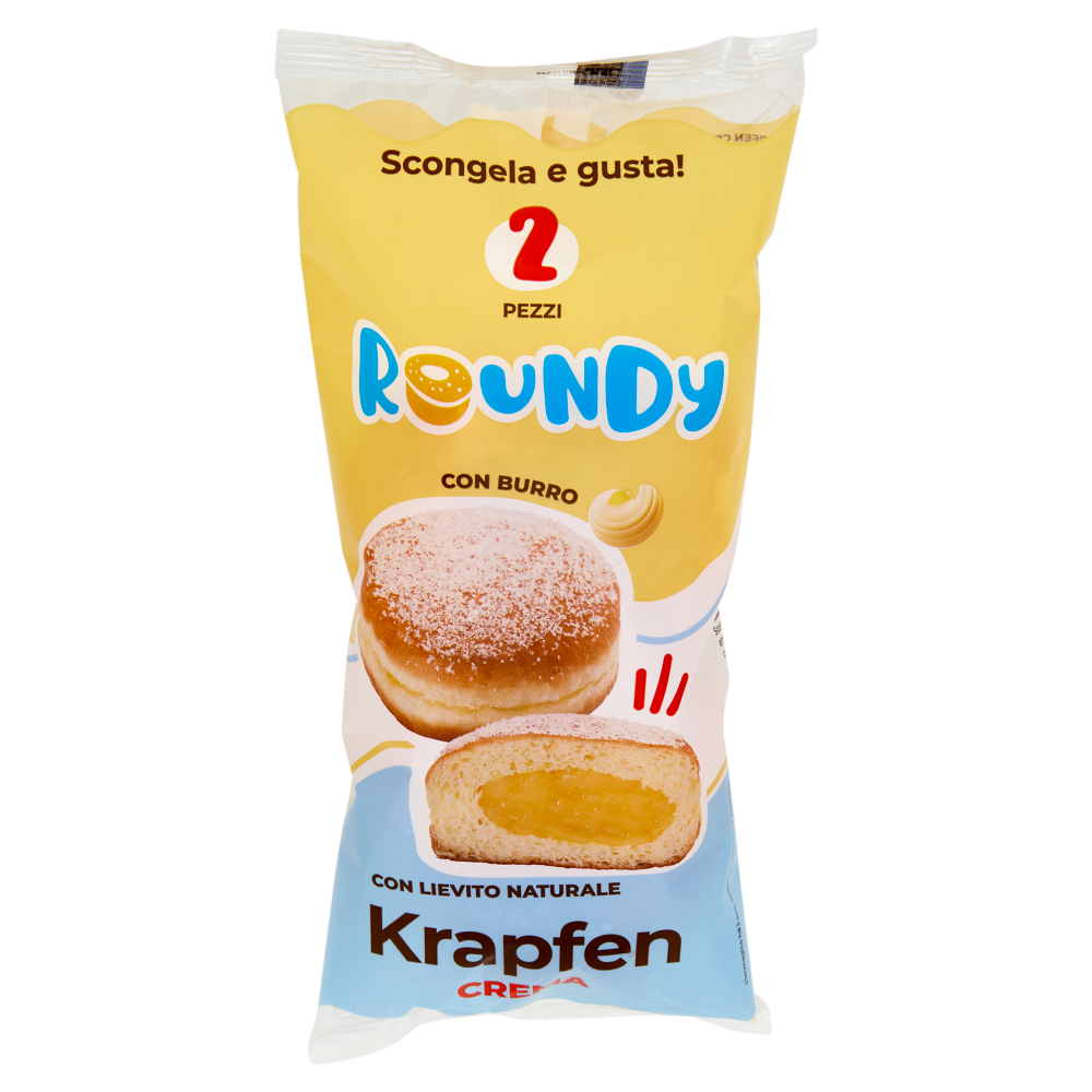 Roundy Krapfen Crema 2 Pezzi 160 g