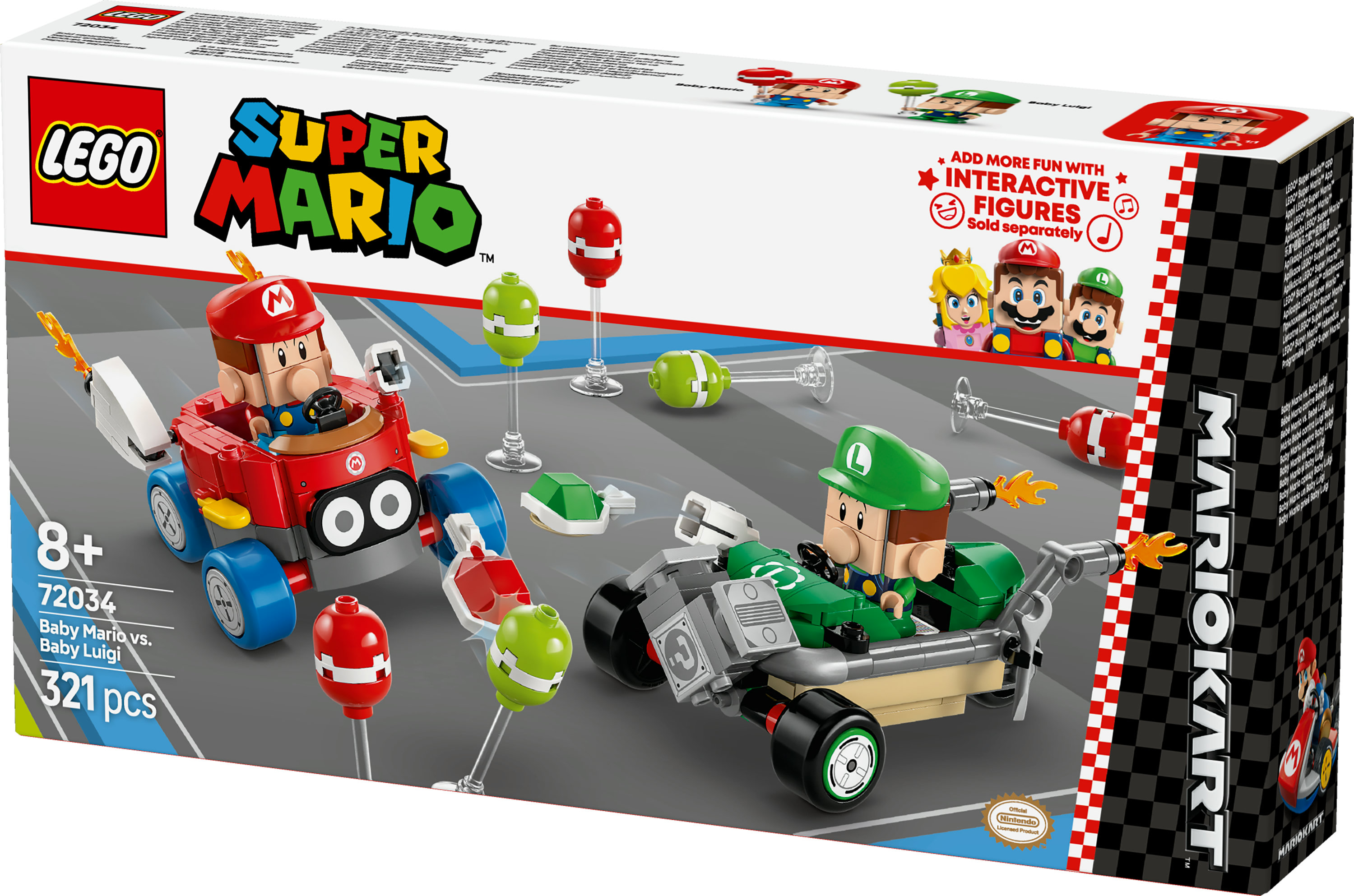 LEGO Super Mario Mario Kart™: Baby Mario vs Baby Luigi
