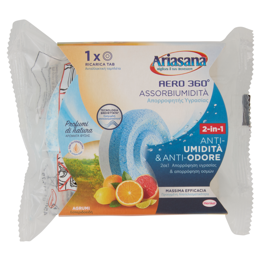ARIASANA Aero 360 Tab Agrumi 450 g