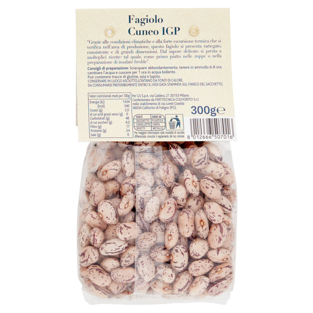 Terre d'Italia Fagiolo Cuneo IGP 300 g