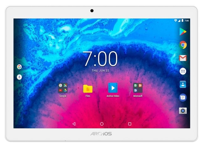 Archos Core 101 4G Mediatek 16 GB 25,6 cm (10.1") Android 7.0 Acciaio inox, Bianco