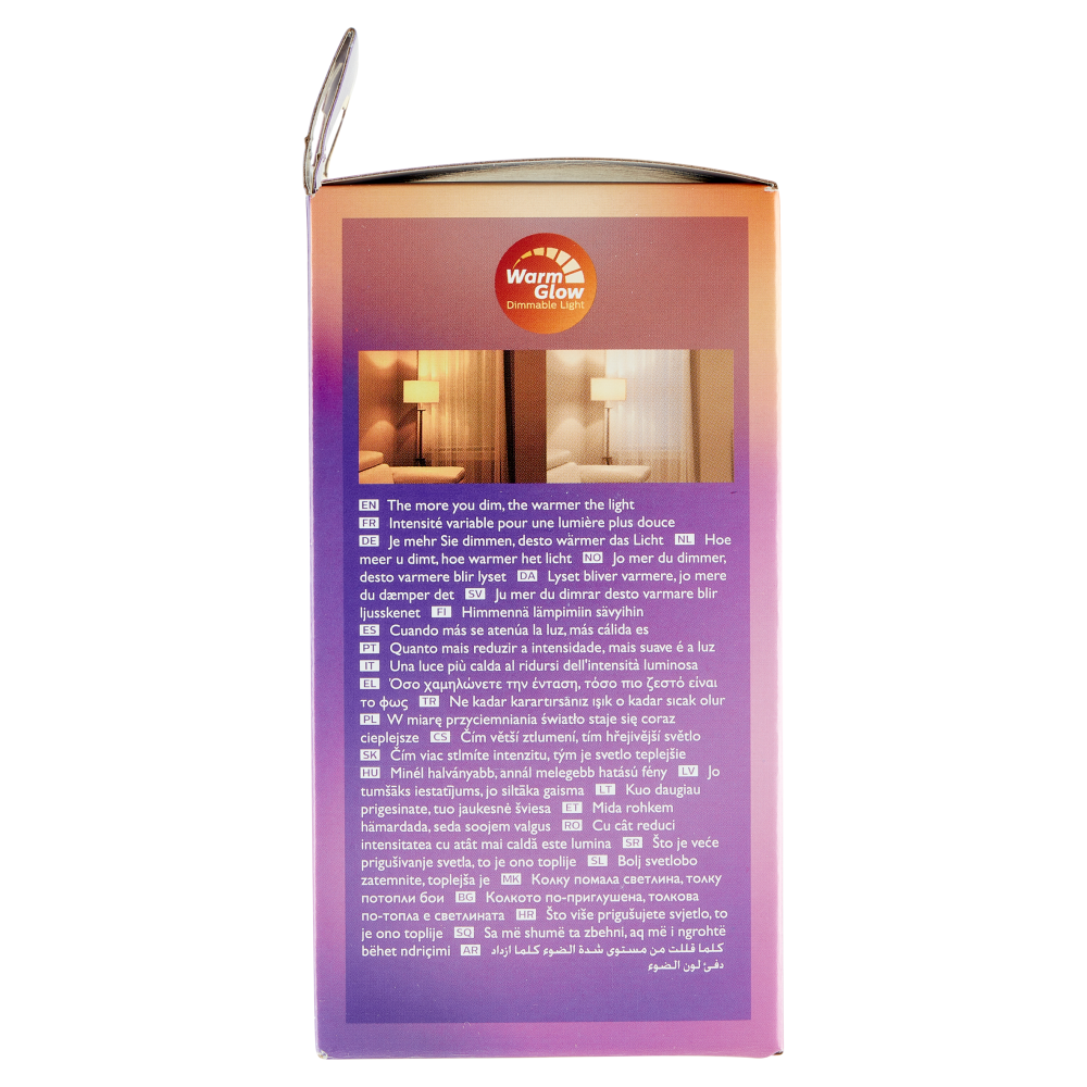 Philips Dimmable Led goccia 100W E27 2200-2700K dim warm glow