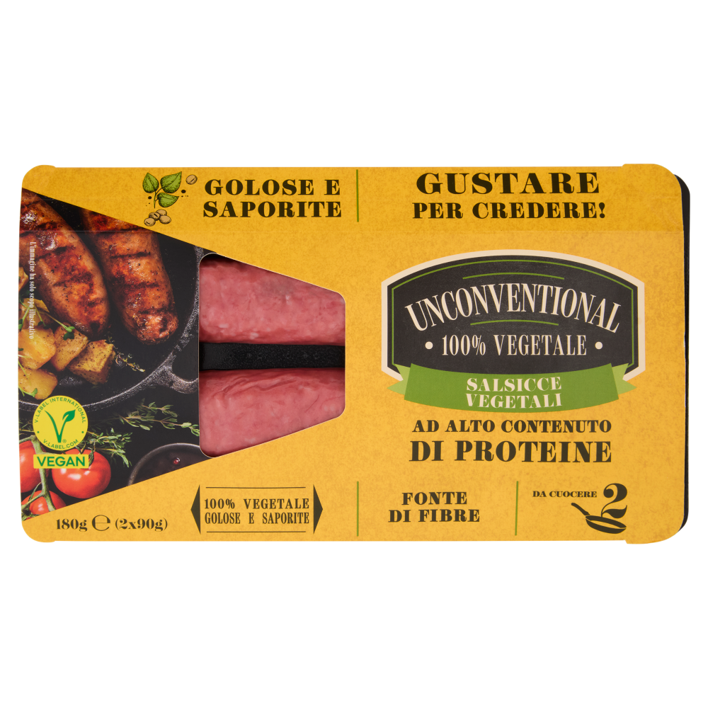 Unconventional Salsicce Vegetali 2 x 90 g