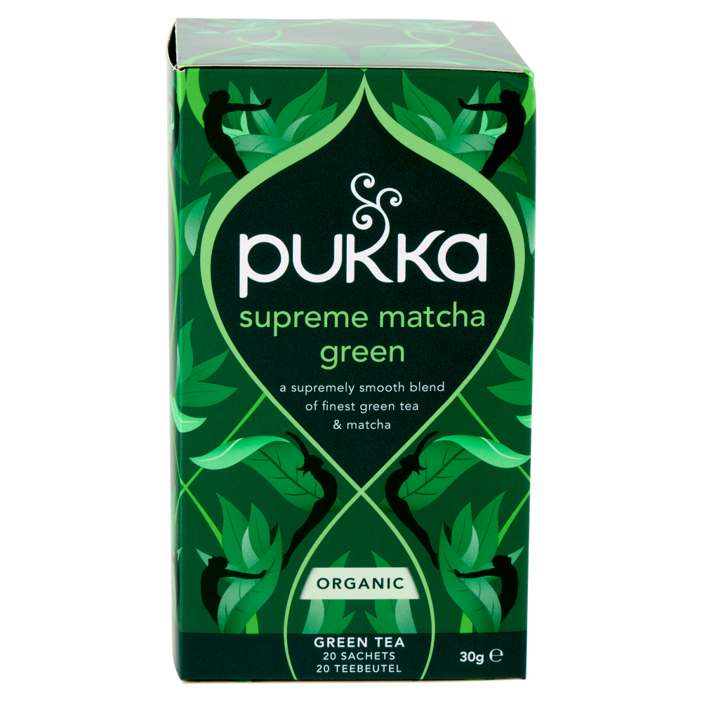 pukka supreme matcha green Organic 20 Bustine di Tè Verde 30 g