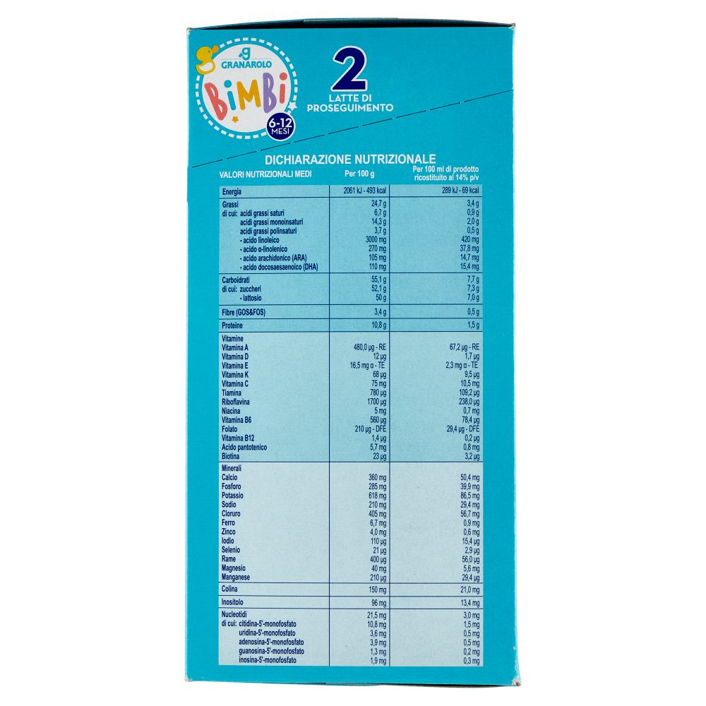 Granarolo Bimbi Latte di Proseguimento 2 2 x 400 g