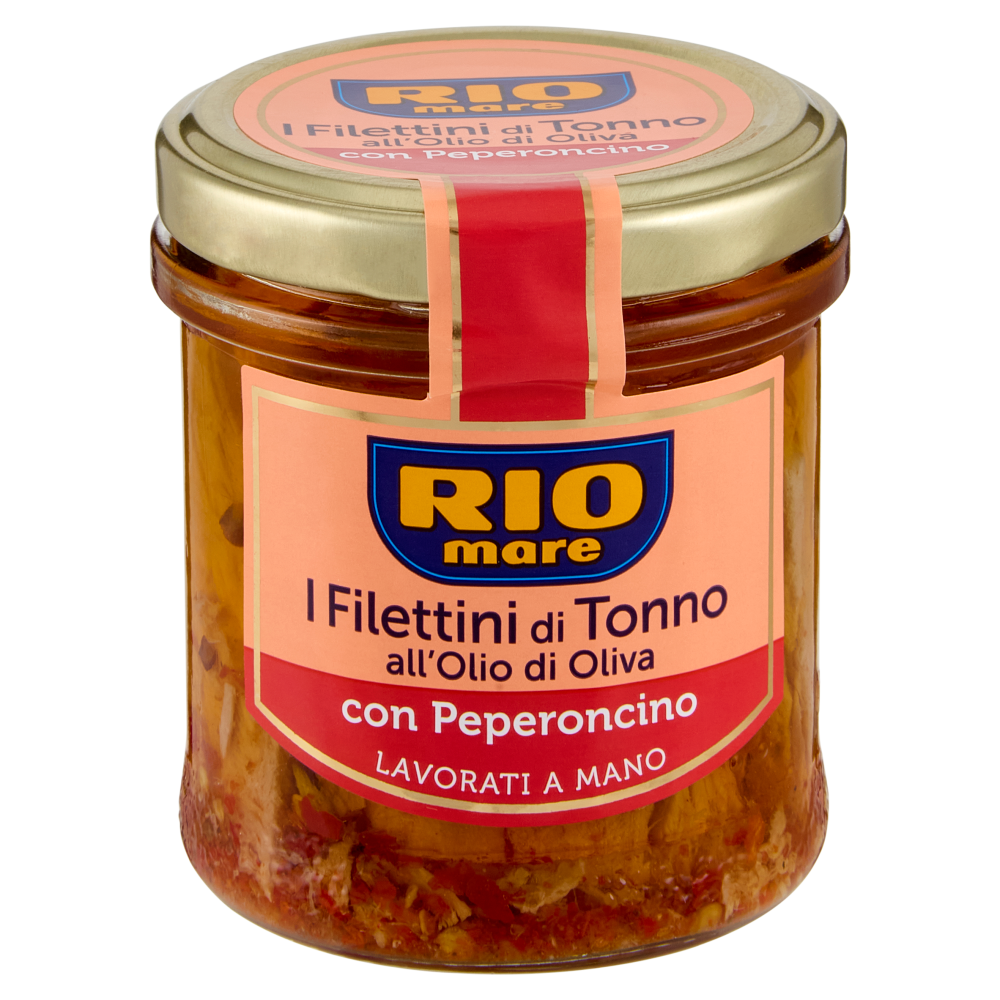 Rio mare i Filetti di Tonno all'Olio di Oliva con Peperoncino 130 g