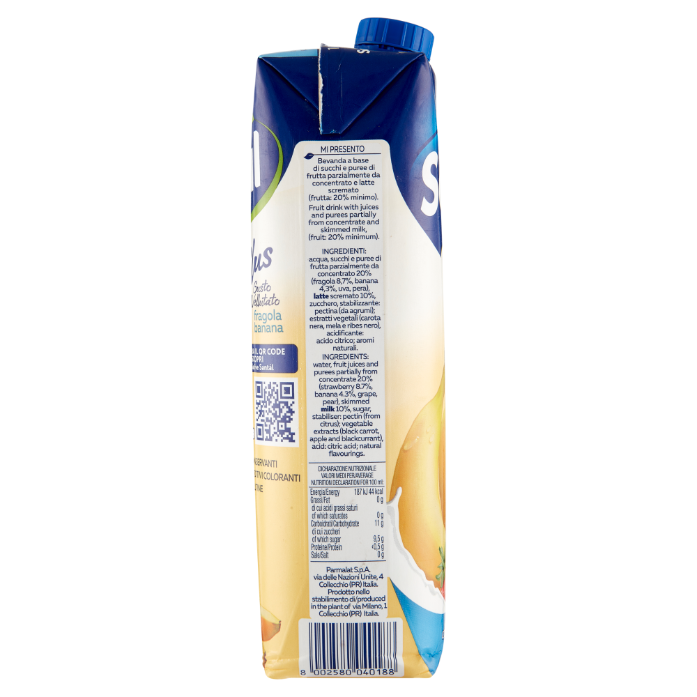 Santàl Plus Gusto Vellutato fragola banana 1000 ml