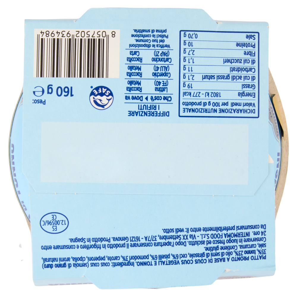 Costa de Arosa Insalatonna Cous Cous 160 g