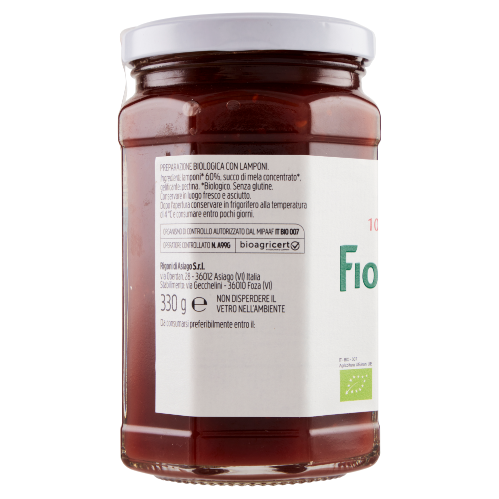 Rigoni di Asiago Fiordifrutta Lamponi bio 330 g