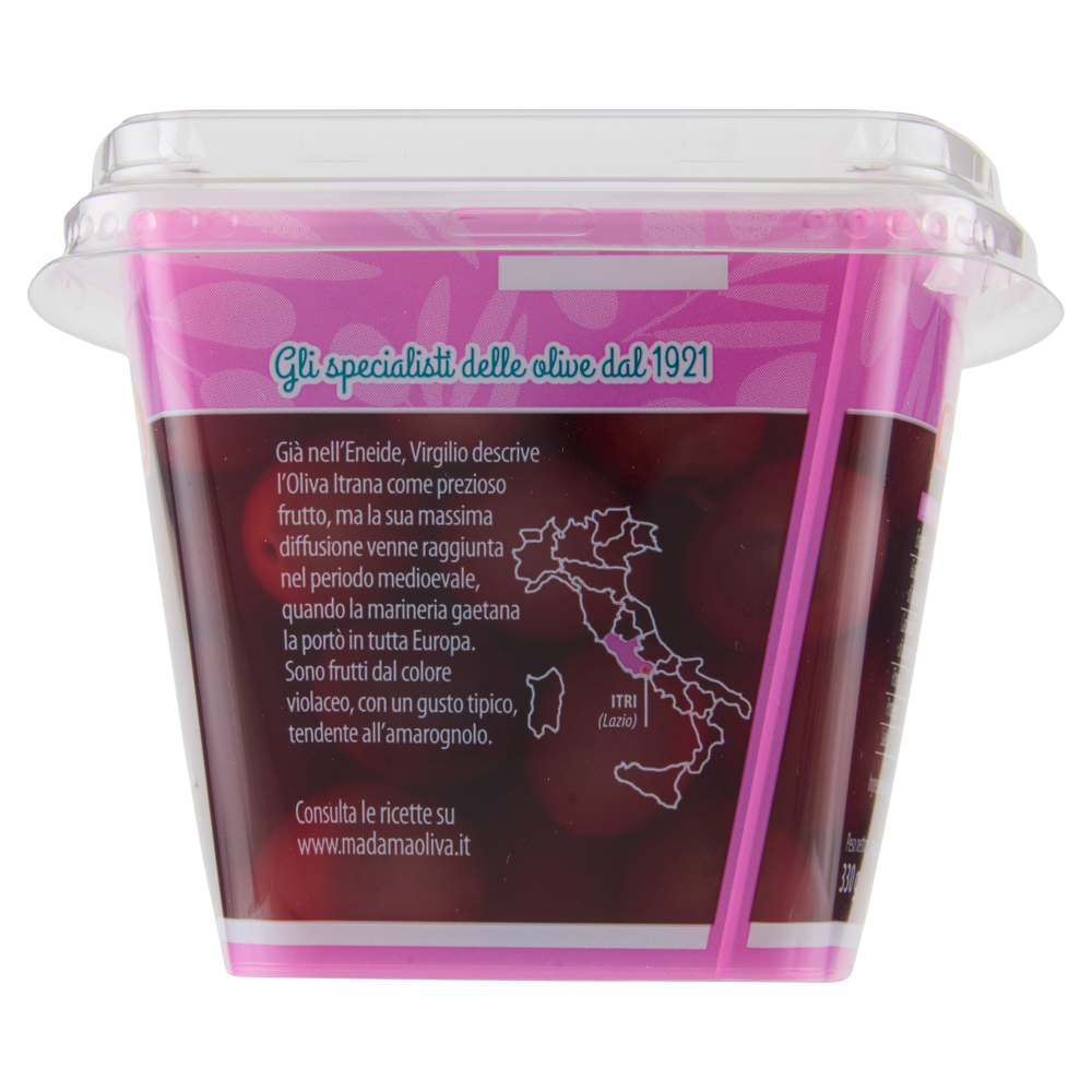 Madama Oliva il Frutto d'Italia Olive Itrana Lazio 330 g
