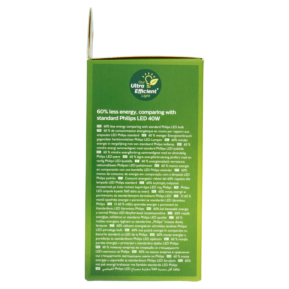 Philips Led Sfera Vetro Filamento 40W E14 4000K 