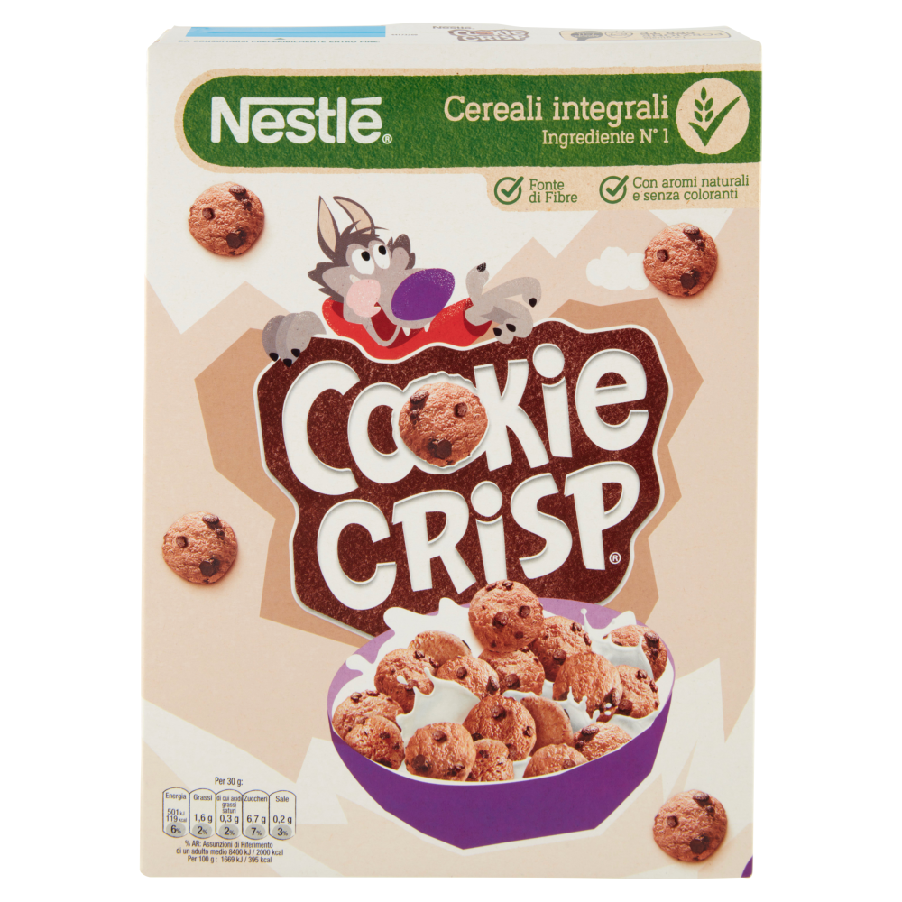 COOKIE CRISP Cereali a forma di biscotto cookie 260g