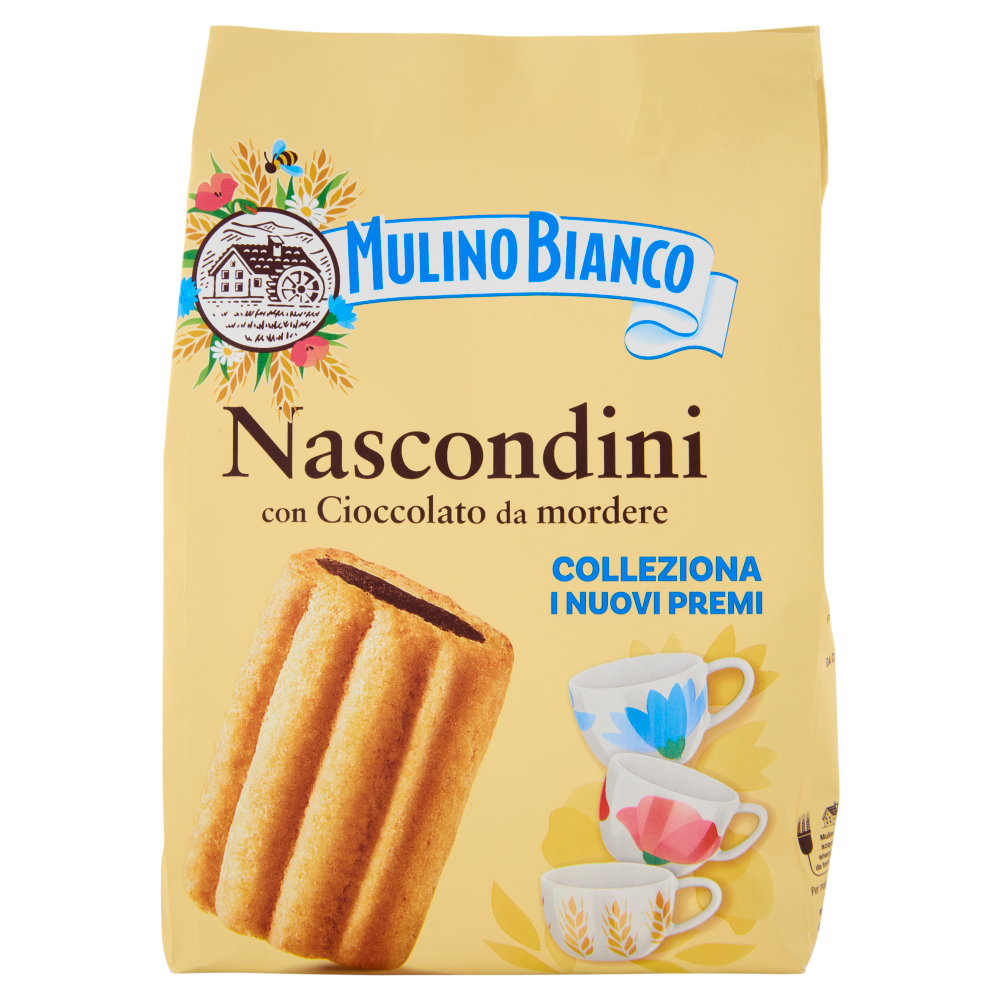 Mulino Bianco Nascondini Biscotti con Cioccolato da Mordere 330g