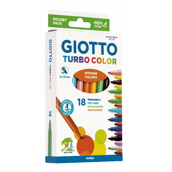 Giotto F073400 marcatore Fine Colori assortiti 18 pz