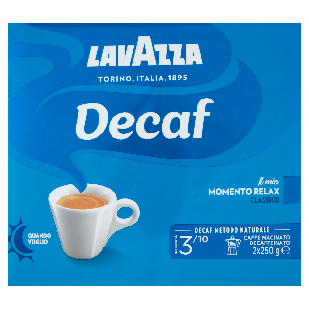 Lavazza Decaf Classico Caffè Macinato 2 x 250 g