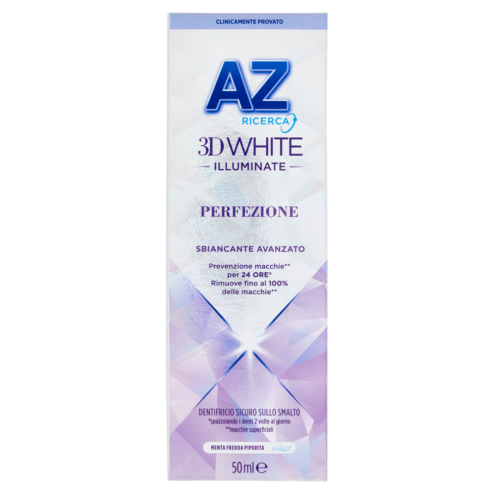 AZ Ricerca Dentifricio 3D White Illuminate Perfezione Sbiancante Avanzato 50 ml