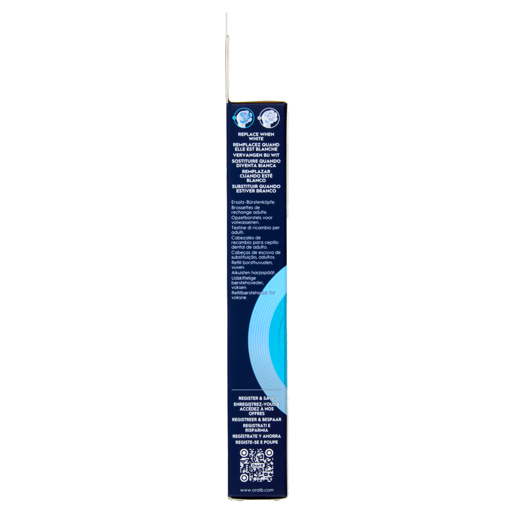 Oral-B iO Testine Ricambio Ultimate Clean Bianche Spazzolino Elettrico Denti Ricaricabile, 2 Refills
