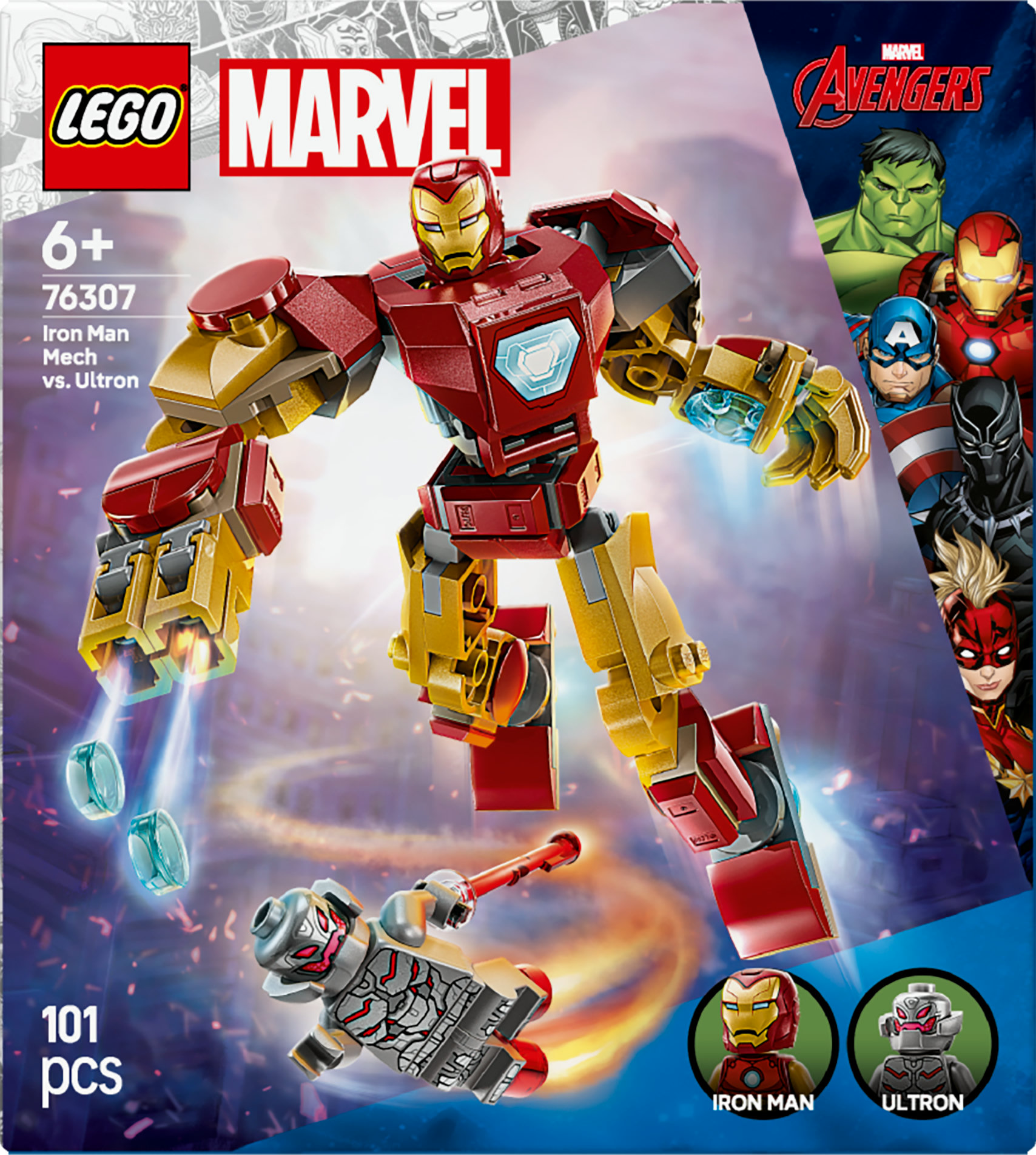 LEGO Mech di Iron Man contro Ultron