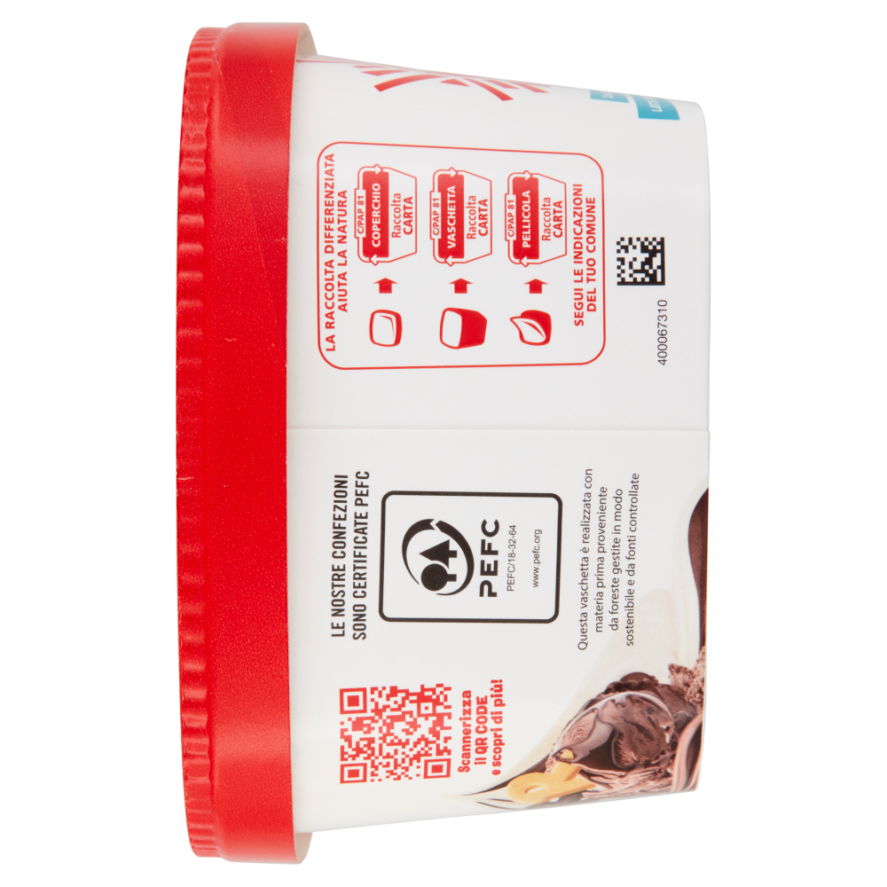 Ringo Cremoso Gelato al gusto di Vaniglia e Cacao 445 g