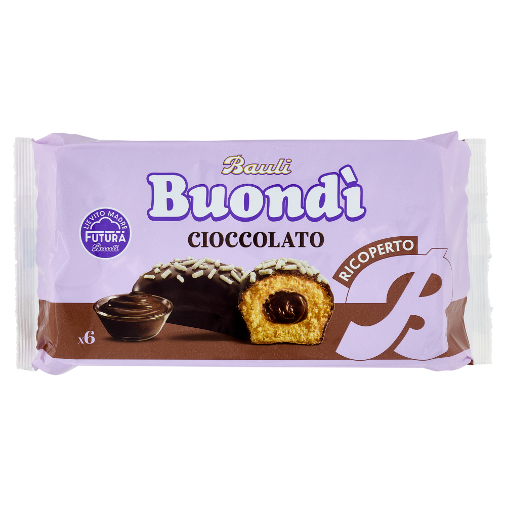 Bauli Buondì Cioccolato Ricoperto 6 x 46 g