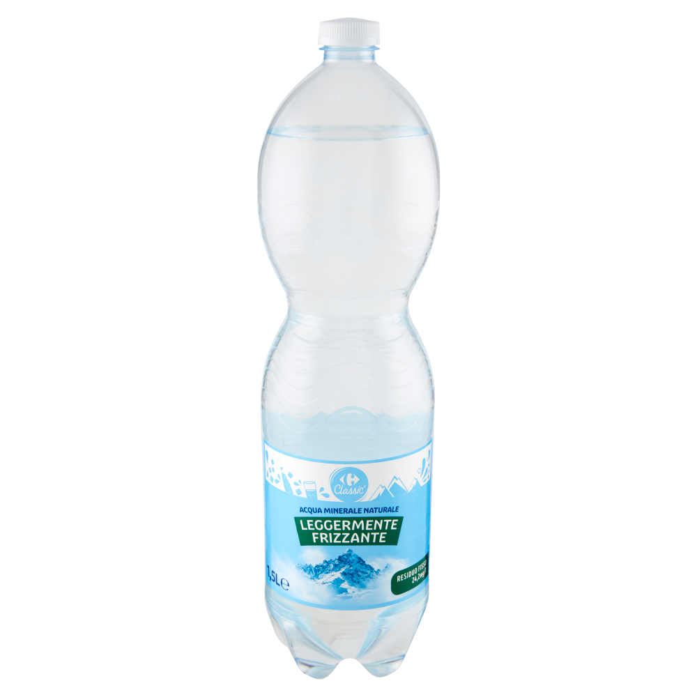 Carrefour Classic Leggermente Frizzante Acqua Minerale Naturale 1.5 L
