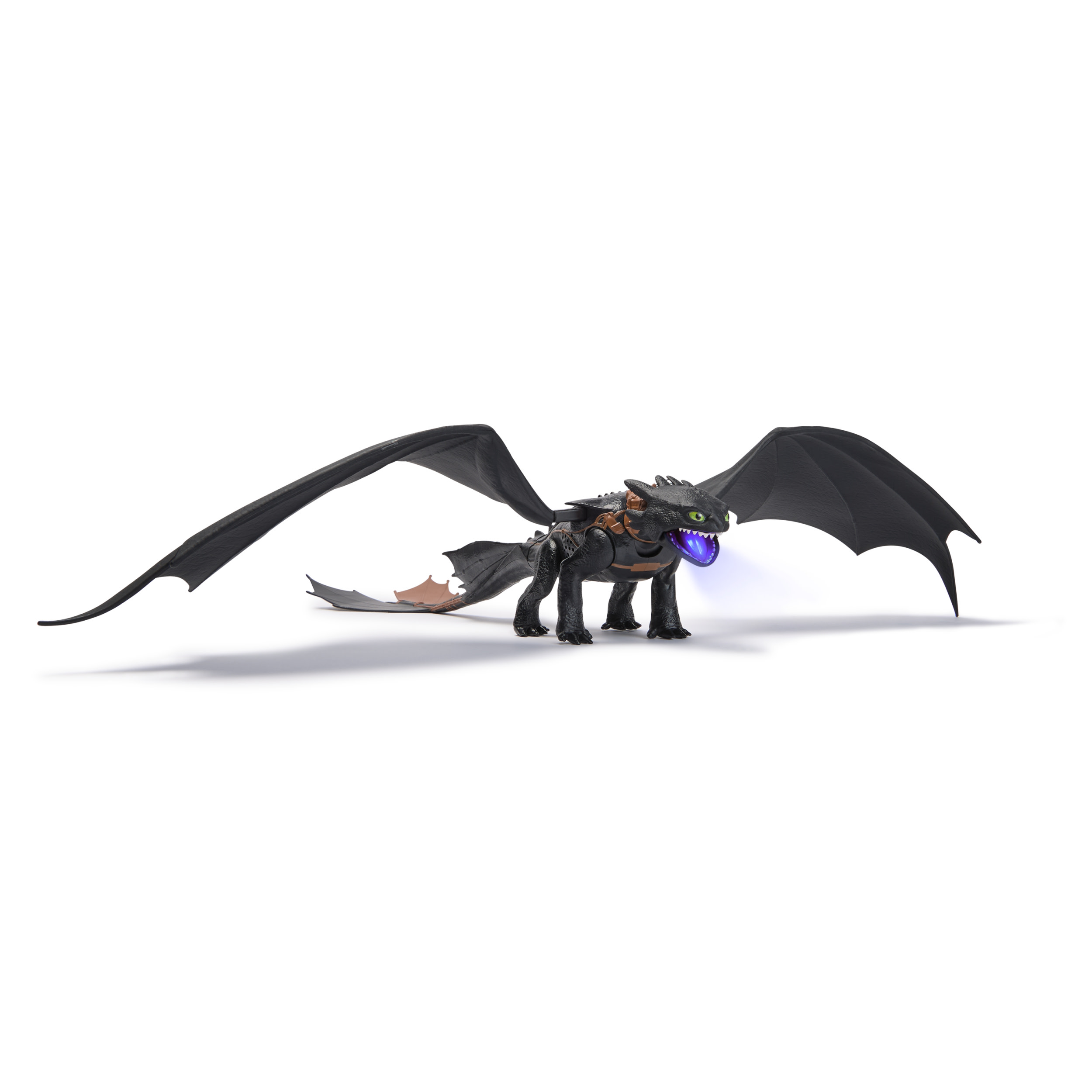 How to train your dragon DreamWorks Dragons, , Sdentato Sputafuoco, Action Figure con Luci, Suoni e Ali da oltre 60 cm, Giocattoli per Bambini, 4+ Anni