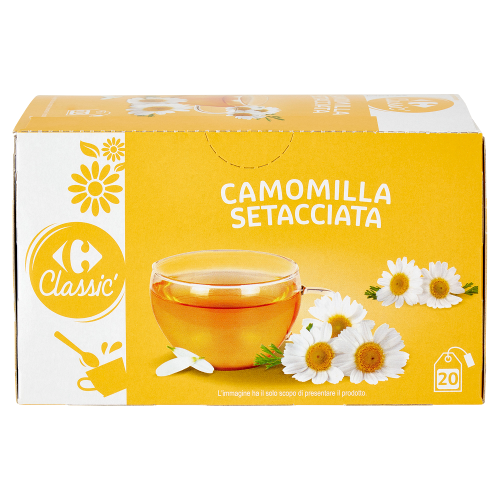Carrefour Classic Camomilla Setacciata filtri 20 x 1,5 g