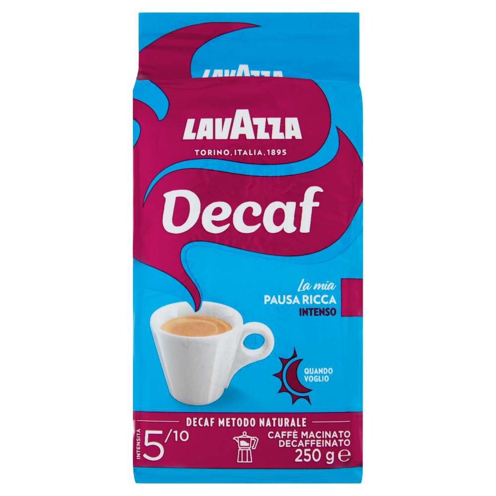 Lavazza Decaf Intenso Caffè Macinato 250 g