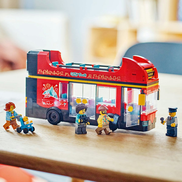 LEGO City Autobus turistico rosso a due piani