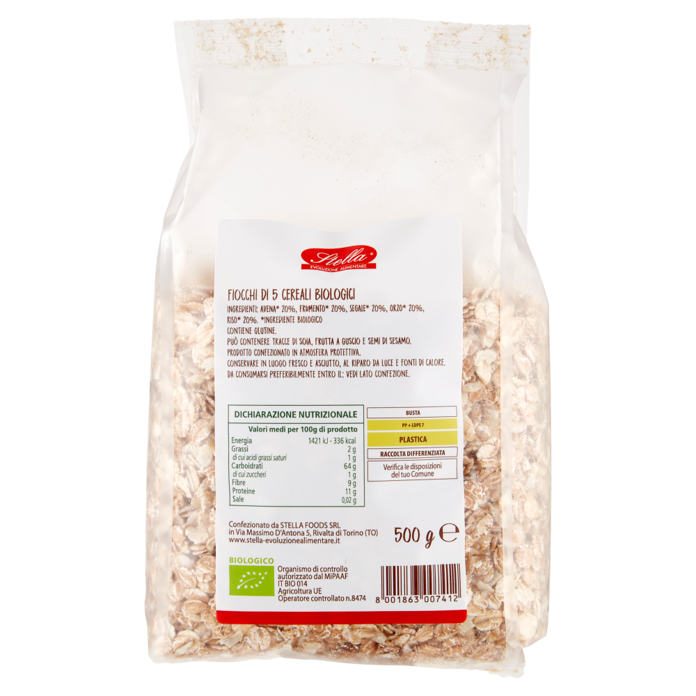 Stella Fiocchi 5 Cereali Biologici 500 g