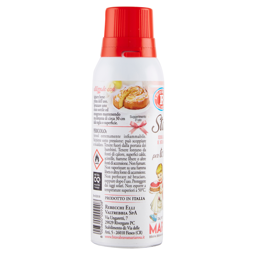 Mariarosa Spray Staccante per torte dolci e salate 125 ml