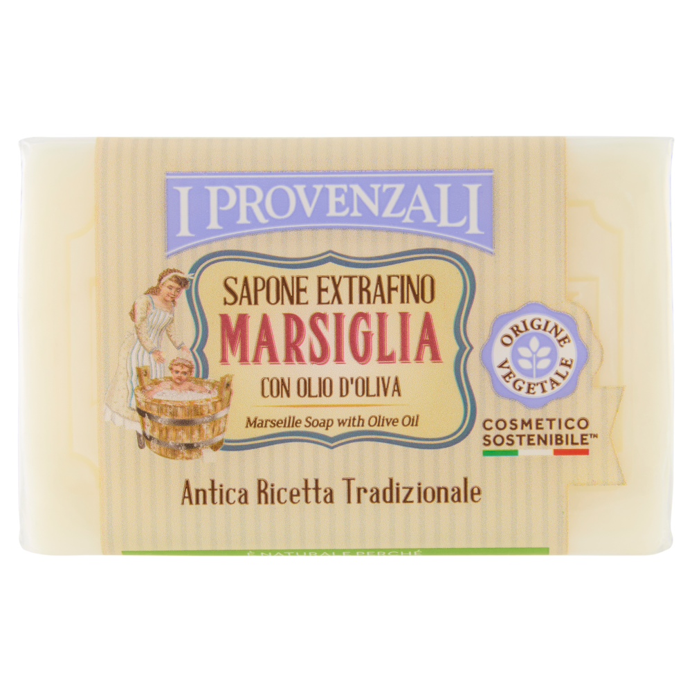 I Provenzali Sapone Extrafino Marsiglia con Olio d'Oliva 150 g