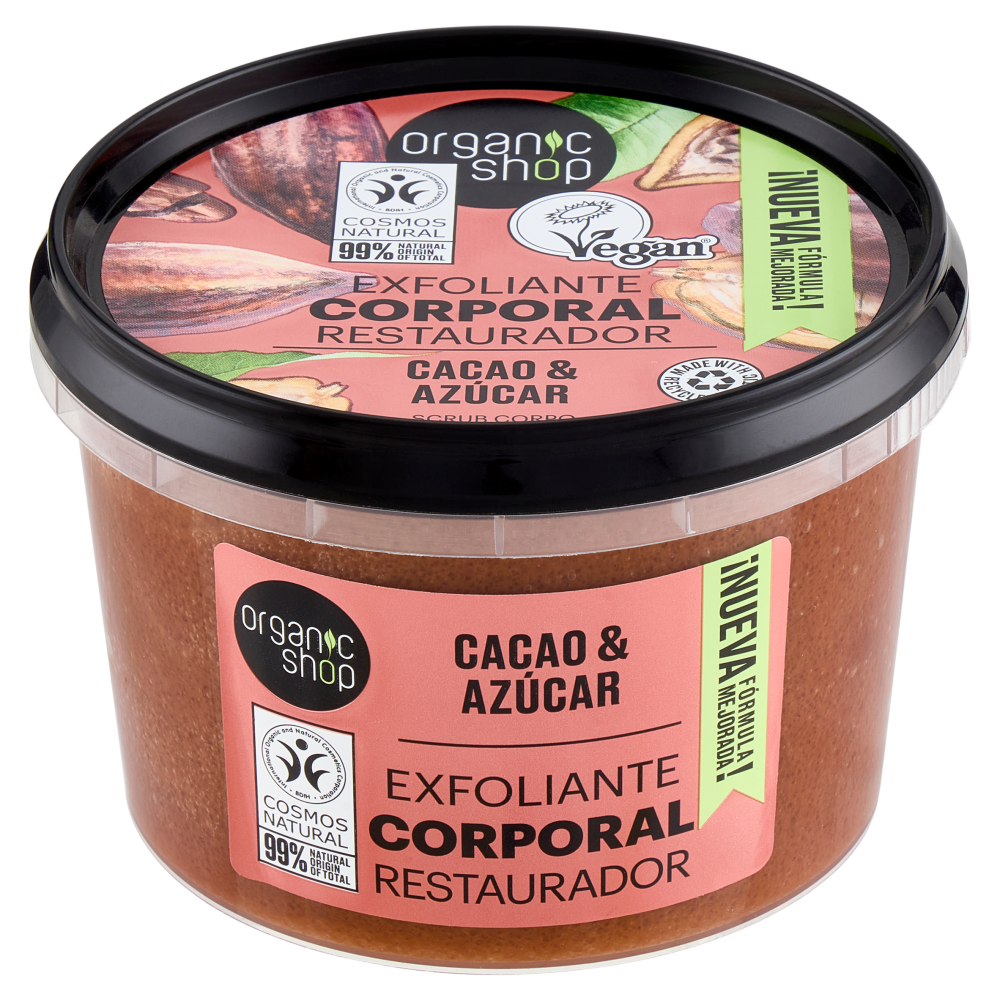 organic shop Scrub Corpo Rivitalizzante Cacao & Azùcar 250 ml