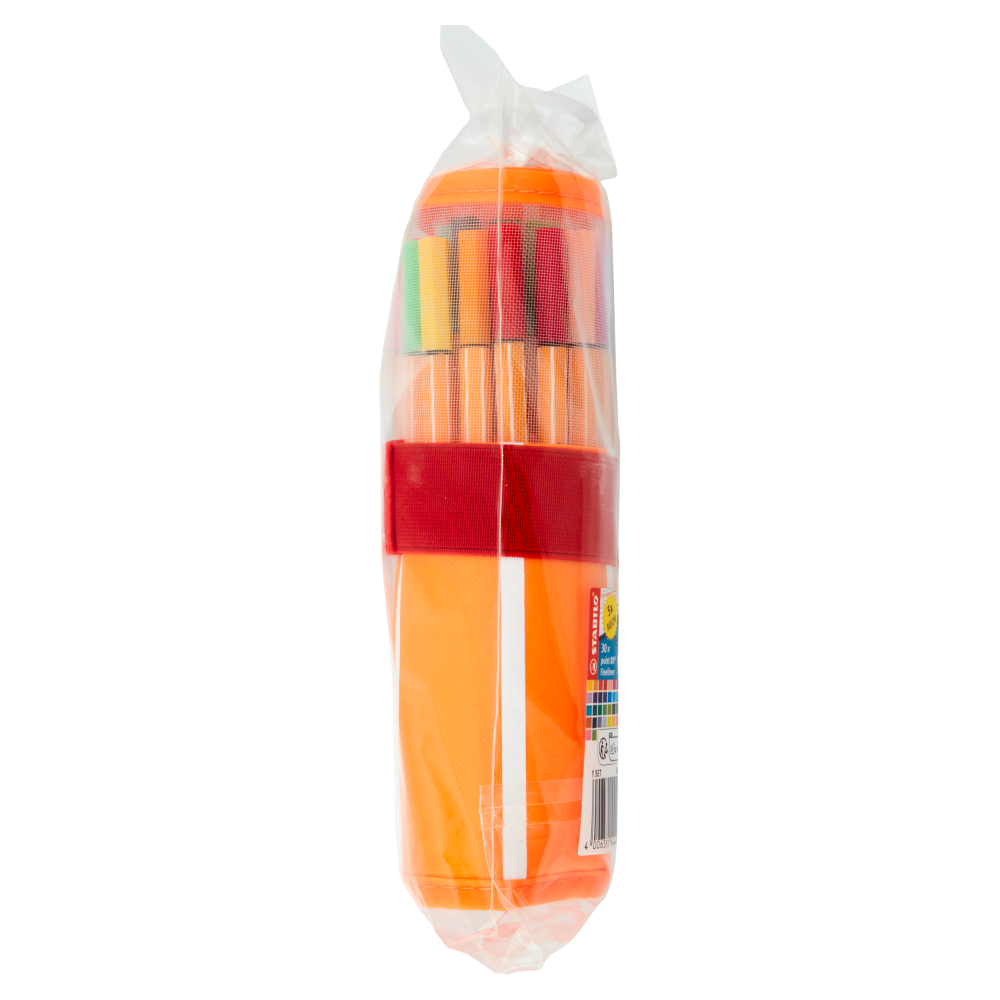 STABILO point 88 penna fineliner - rotolo da 30 pz. con 5 fluo