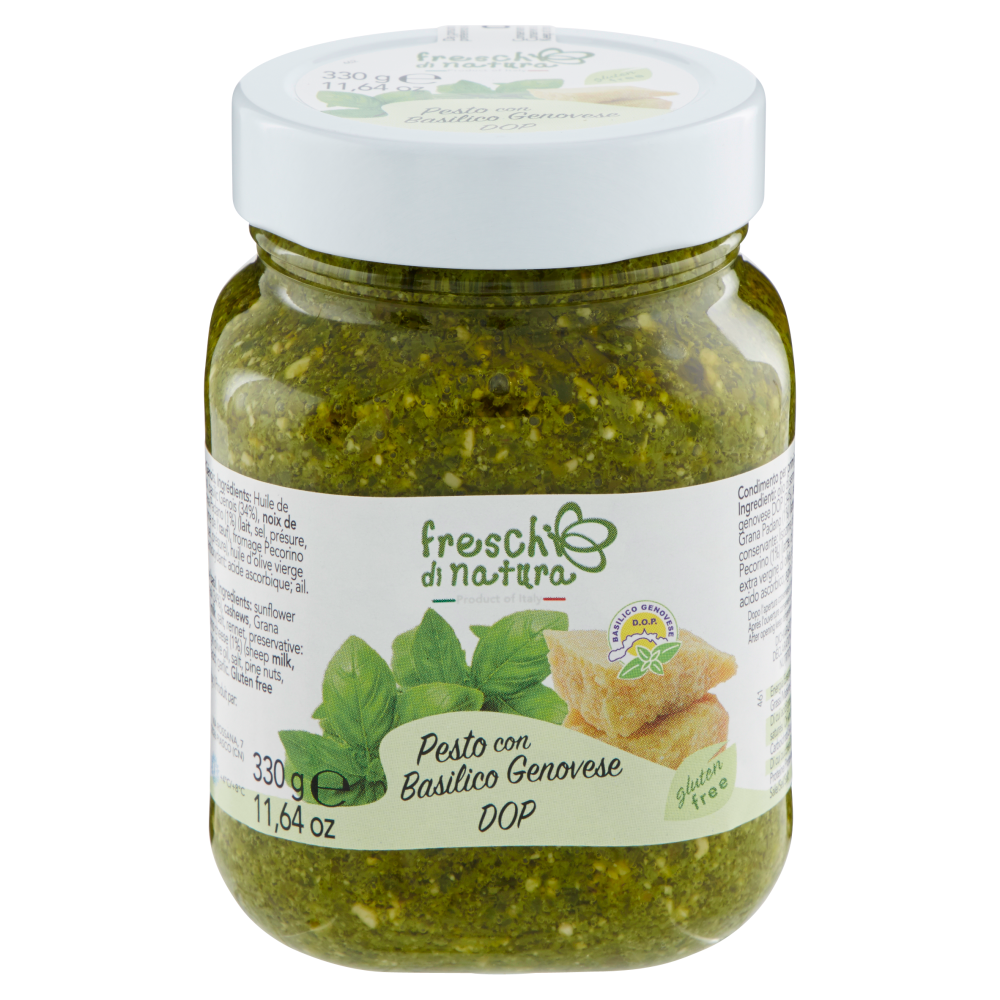 freschi di natura Pesto con Basilico Genovese DOP 330 g