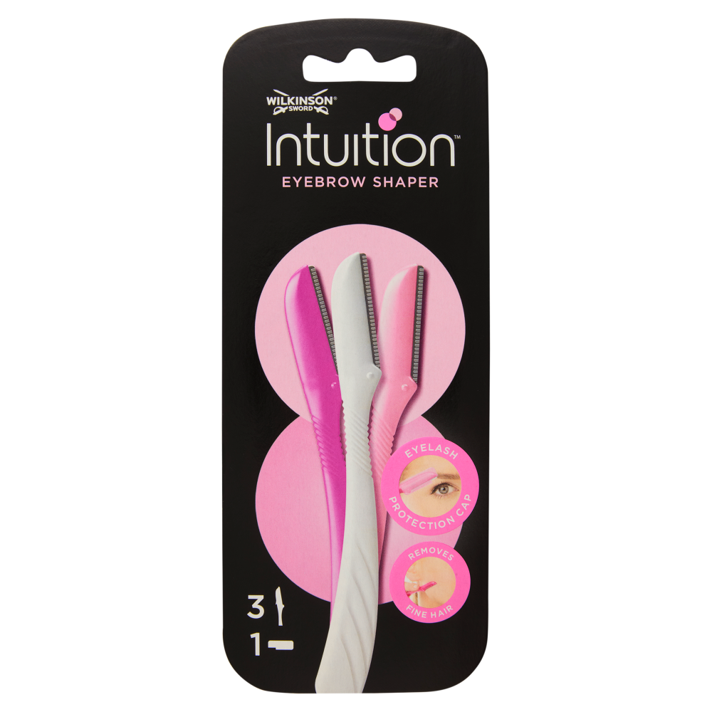 Wilkinson Sword Intuition Eyebrow Shaper confezione di 3 rasoi