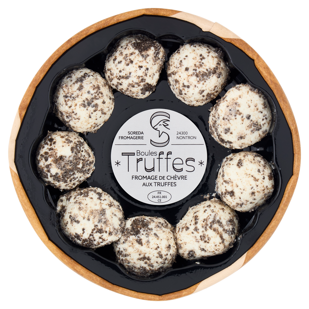 Soreda Boules Truffles Fromage de Chèvre aux Truffes 9 x 10 g