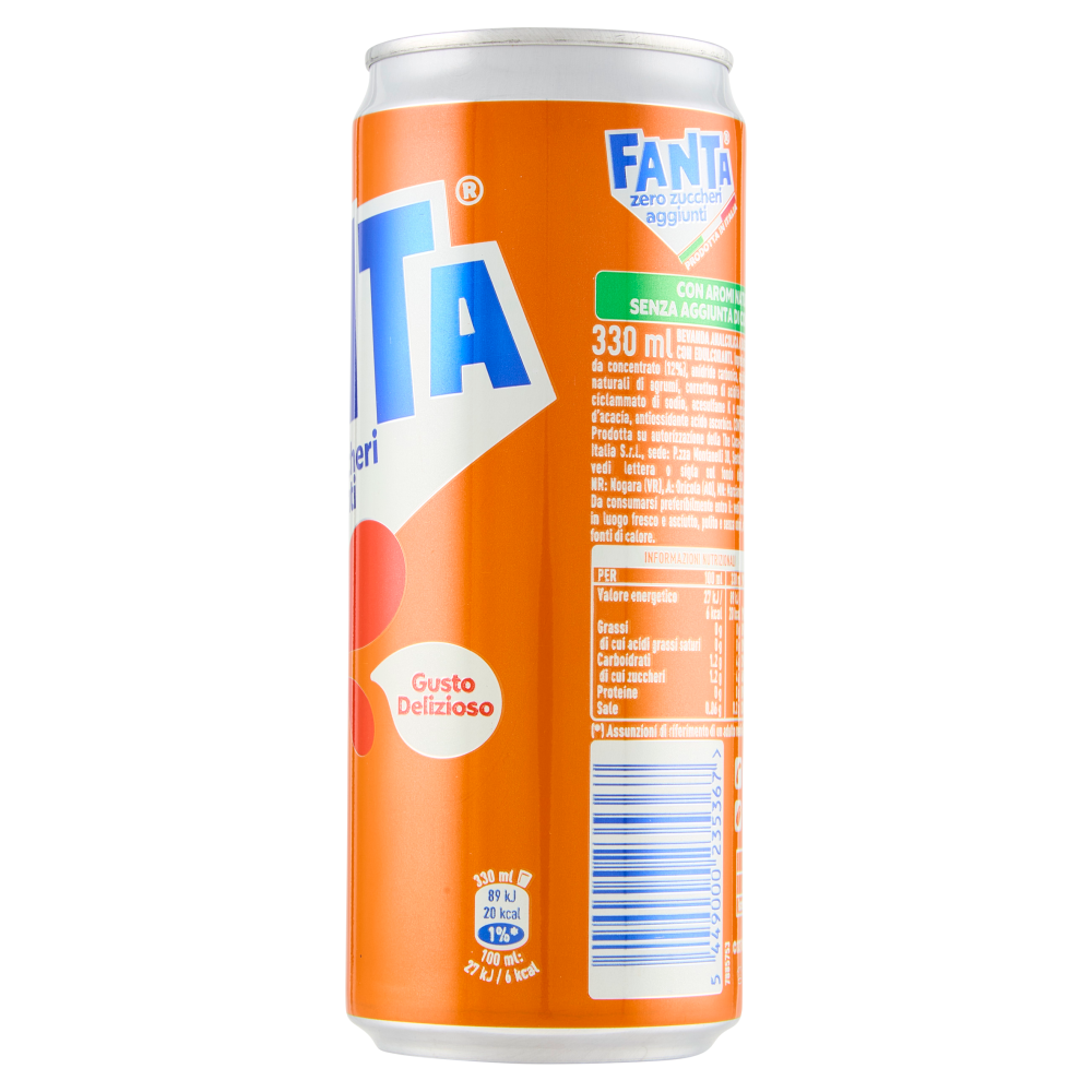  Fanta Zero Orange Can 33 cl 