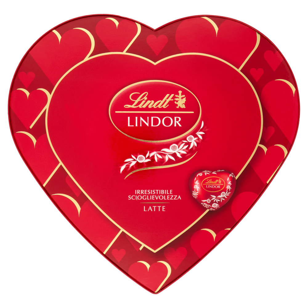 Lindt Lindor scatola cuore latte 178 g