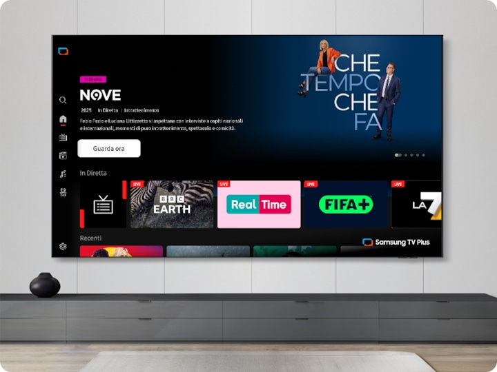 Samsung Crystal UHD 55" UE55U8000FUXZT 4K, Processore Crystal 4K, HDR, Smart Experience, OTS Lite & Adaptive Sound, Metal Stream Design, Smart TV, 2025