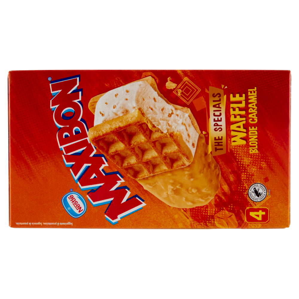 NESTLÉ Maxibon Waffle Blonde Caramel 4 x 60 g Carrefour
