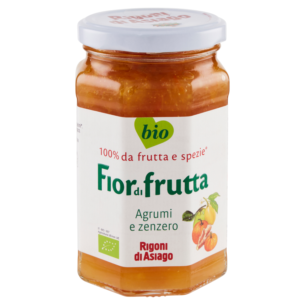 Rigoni di Asiago Fiordifrutta Agrumi e zenzero bio 340 g